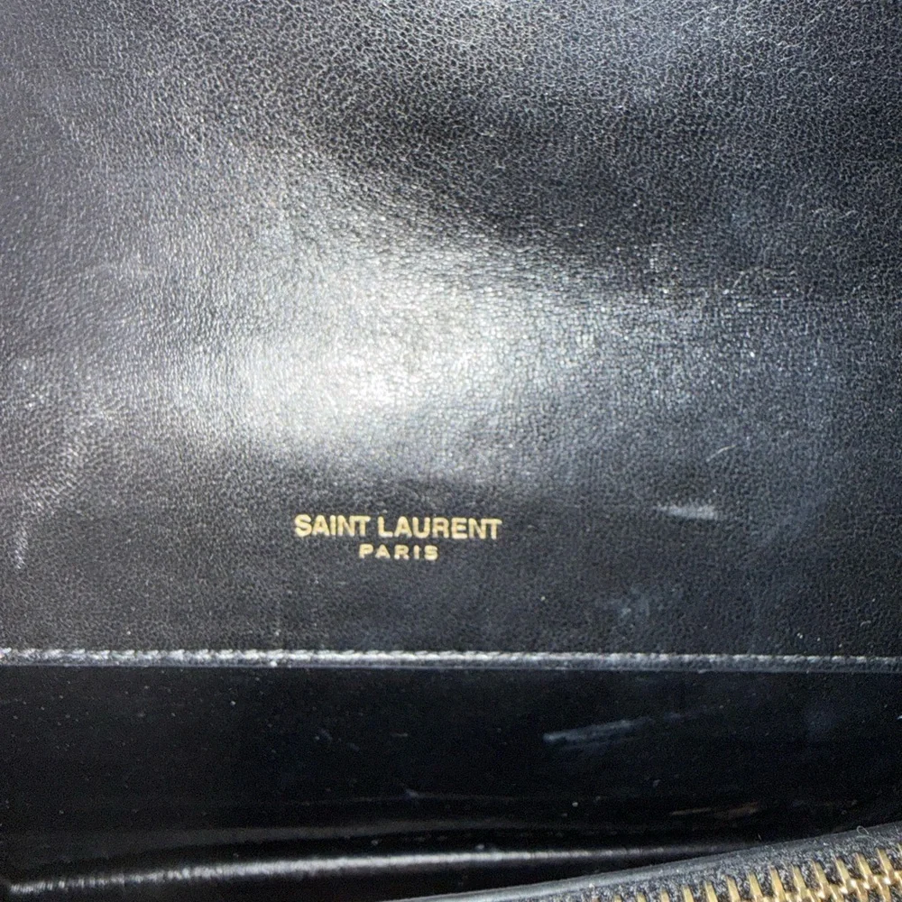 Saint Laurent Gaby Black Quilted Leather Shoulder Bag - Picture 5 of 16